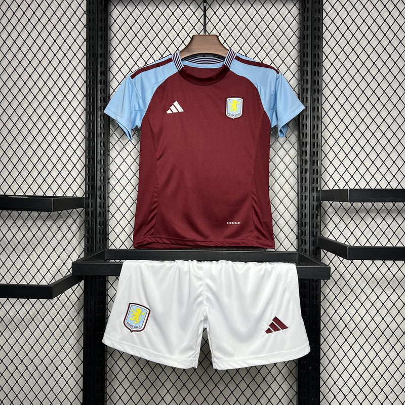 ASTON VILLA I 24/25 CONJUNTO INFANTIL